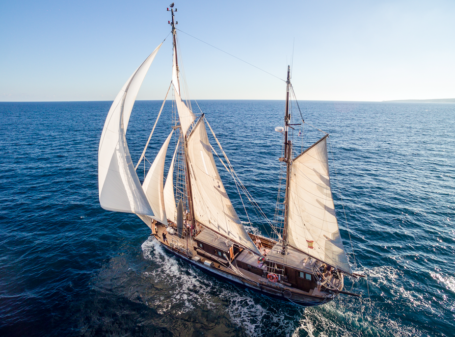 Rafael Verdera sailing in Mallorca